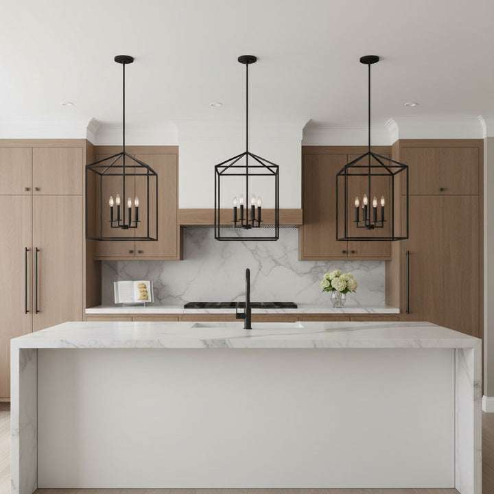 Generation Lighting Canada - 5115004-112 - Four Light Hall / Foyer - Perryton - Midnight Black