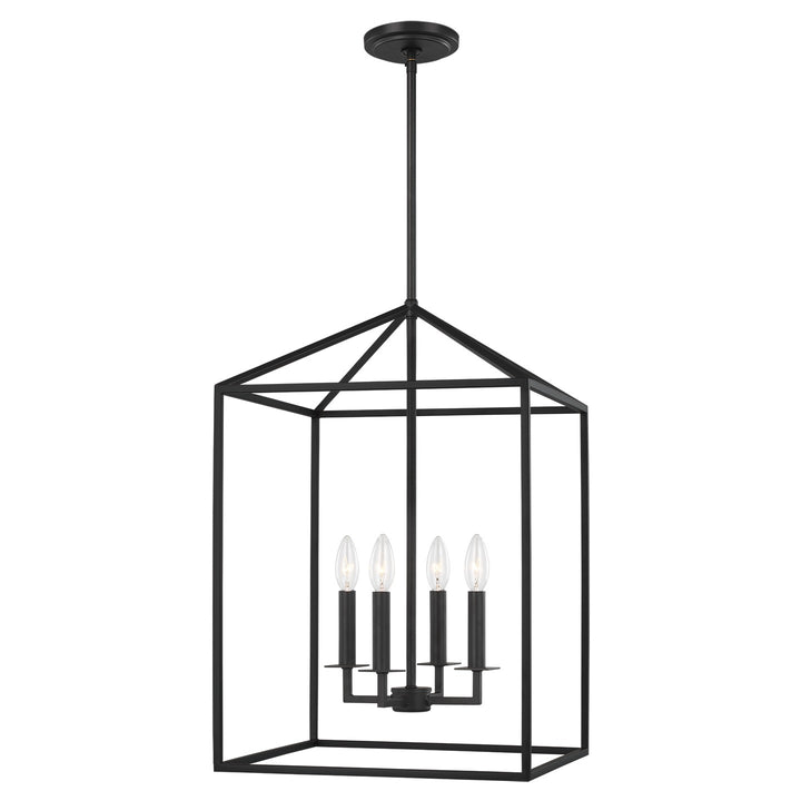 Generation Lighting Canada - 5115004-112 - Four Light Hall / Foyer - Perryton - Midnight Black