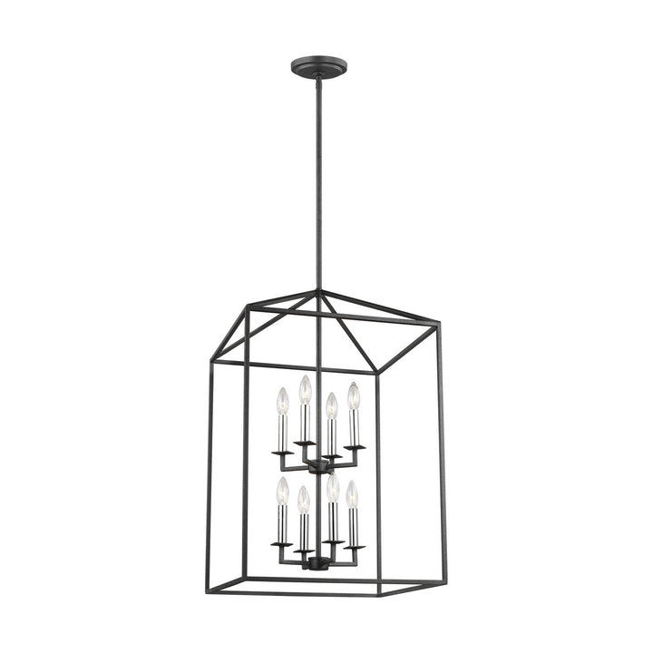 Generation Lighting Canada - 5115008-112 - Eight Light Hall / Foyer - Perryton - Midnight Black