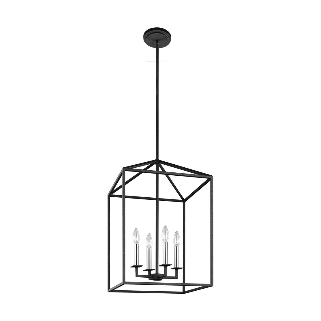 Generation Lighting Canada - 5215004-112 - Four Light Hall / Foyer - Perryton - Midnight Black