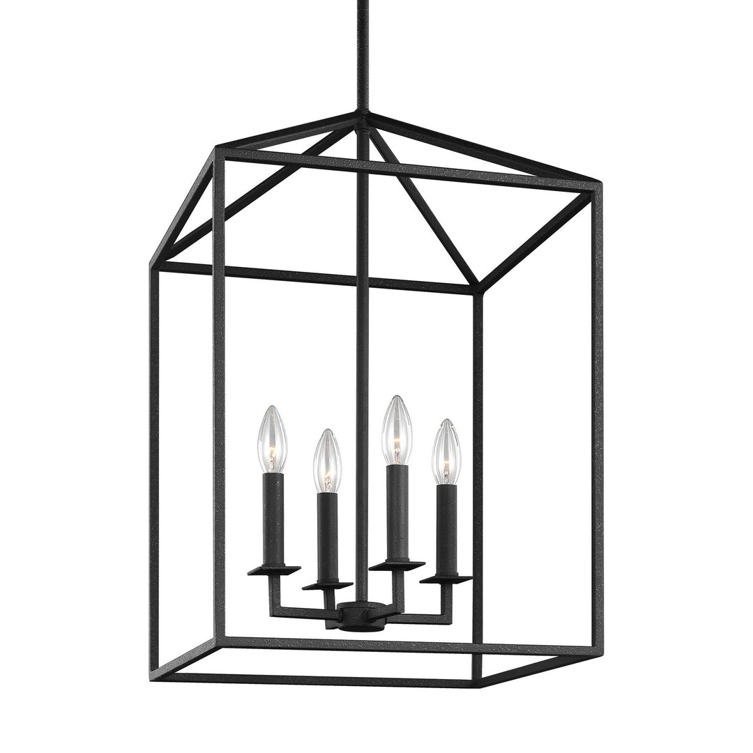 Generation Lighting Canada - 5215004-112 - Four Light Hall / Foyer - Perryton - Midnight Black