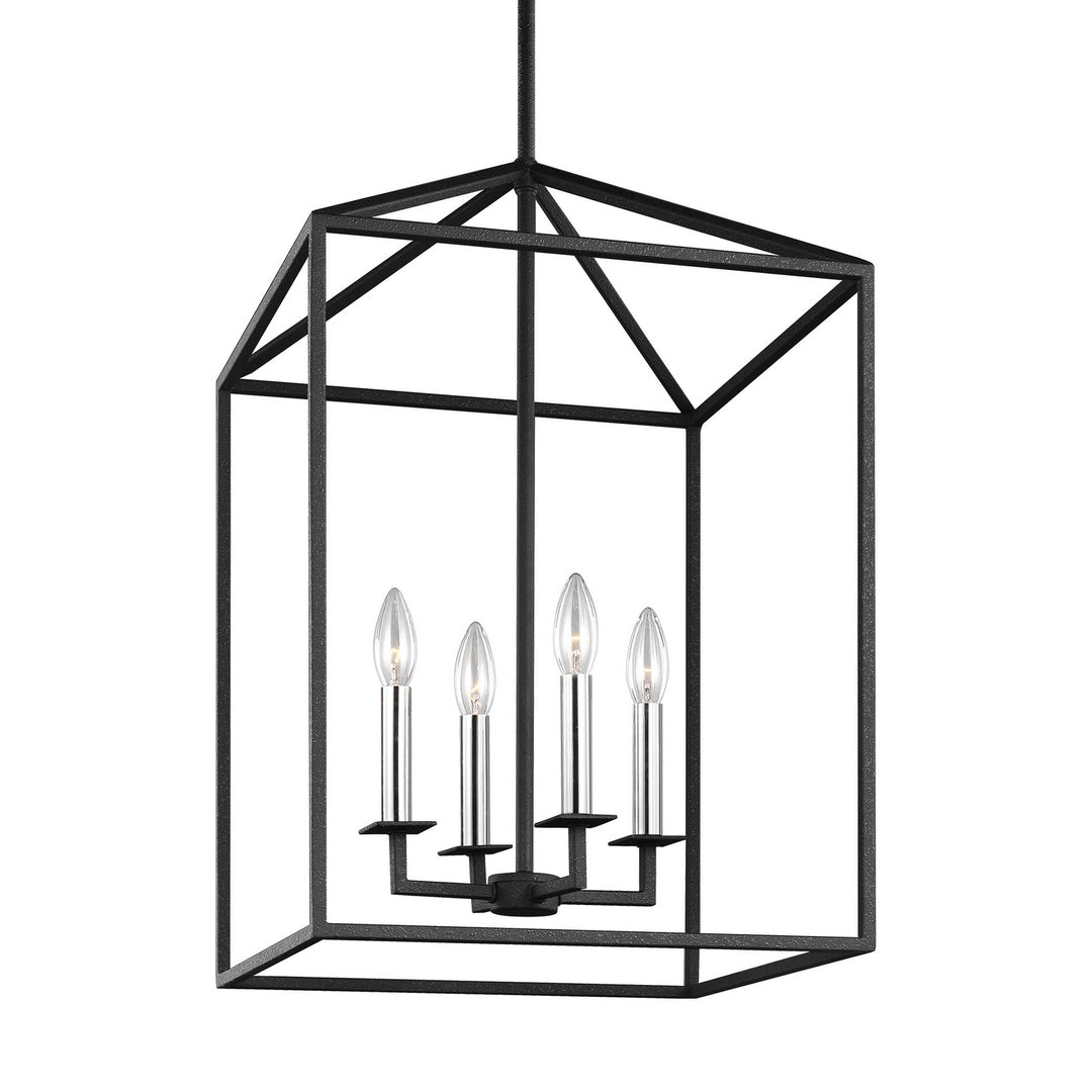 Generation Lighting Canada - 5215004-112 - Four Light Hall / Foyer - Perryton - Midnight Black