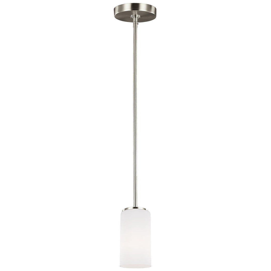 Generation Lighting Canada - 6124601-962 - One Light Mini-Pendant - Alturas - Brushed Nickel