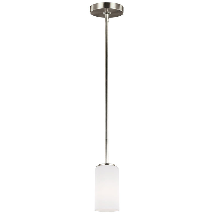 Generation Lighting Canada - 6124601-962 - One Light Mini-Pendant - Alturas - Brushed Nickel