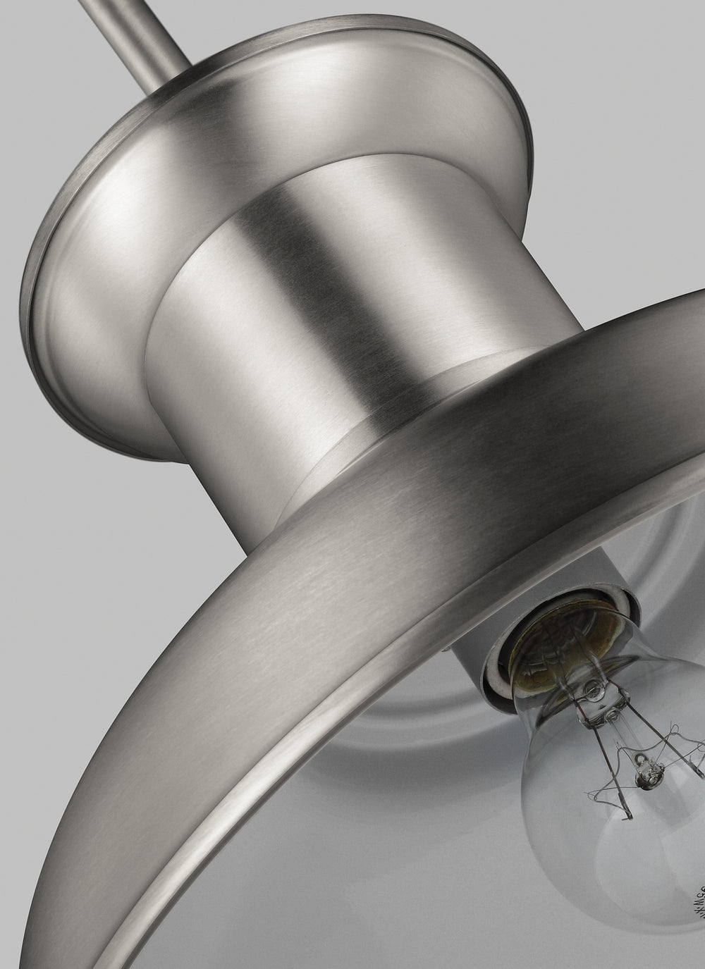 Generation Lighting Canada - 6247701-04 - One Light Outdoor Pendant - Fredricksburg - Satin Aluminum