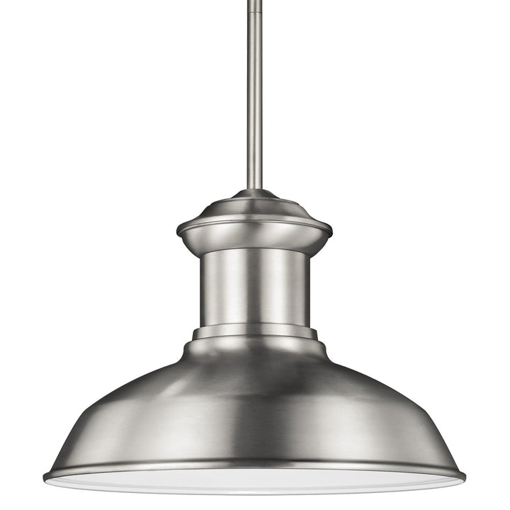 Generation Lighting Canada - 6247701-04 - One Light Outdoor Pendant - Fredricksburg - Satin Aluminum