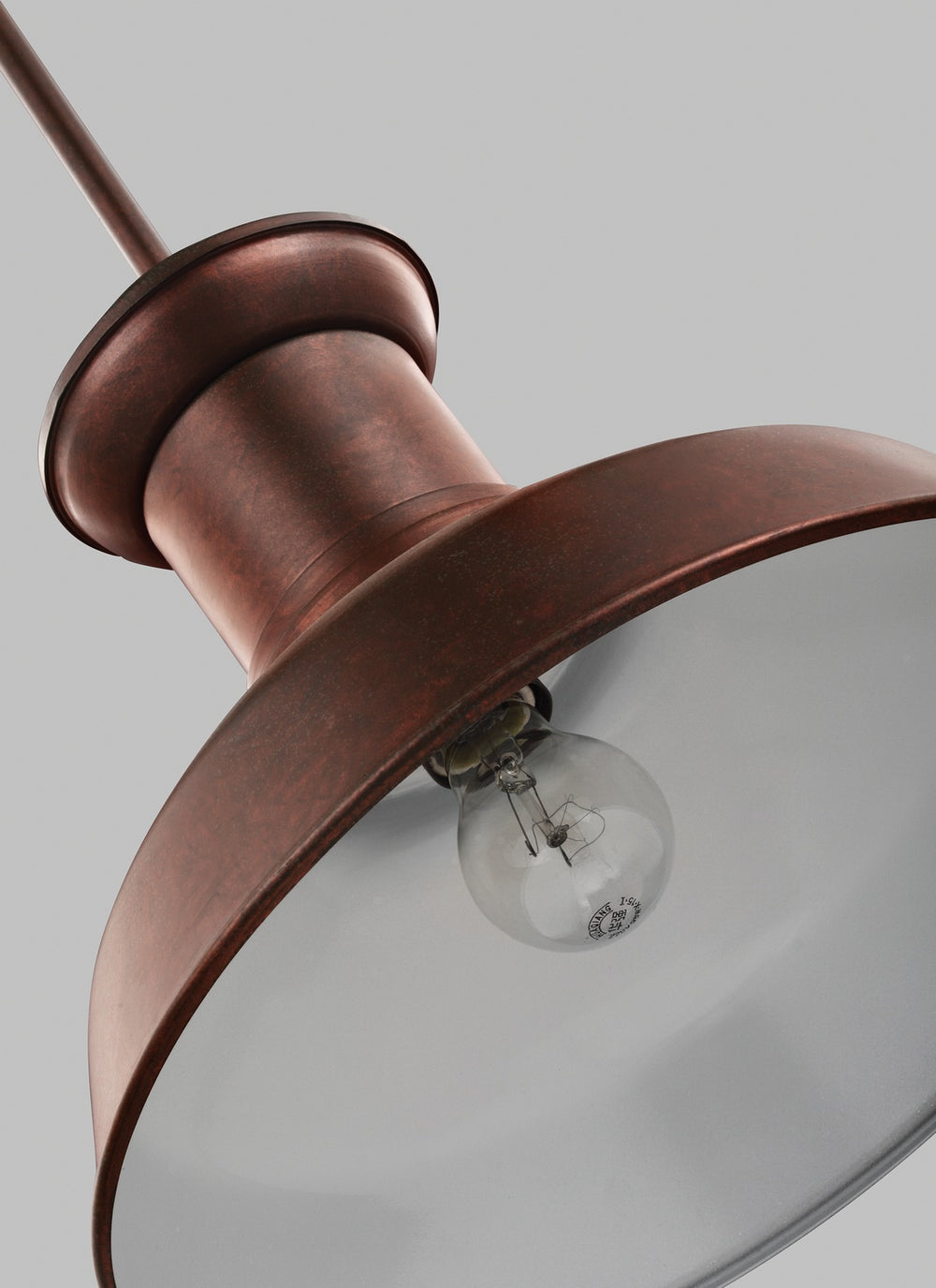 Generation Lighting Canada - 6247701-44 - One Light Outdoor Pendant - Fredricksburg - Weathered Copper
