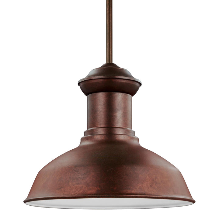 Generation Lighting Canada - 6247701-44 - One Light Outdoor Pendant - Fredricksburg - Weathered Copper