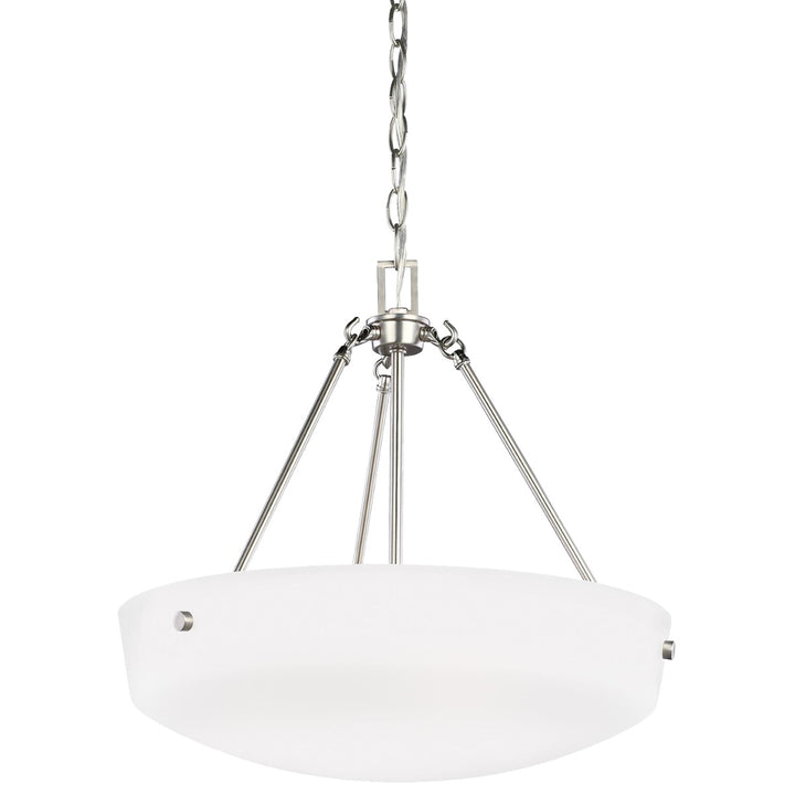 Generation Lighting Canada - 6615203-962 - Three Light Pendant - Kerrville - Brushed Nickel