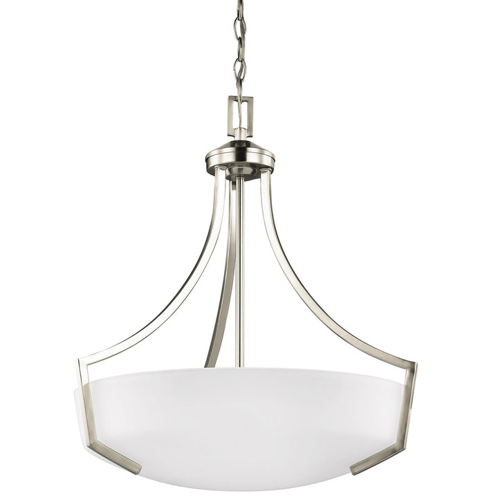 Generation Lighting Canada - 6624503-962 - Three Light Pendant - Hanford - Brushed Nickel