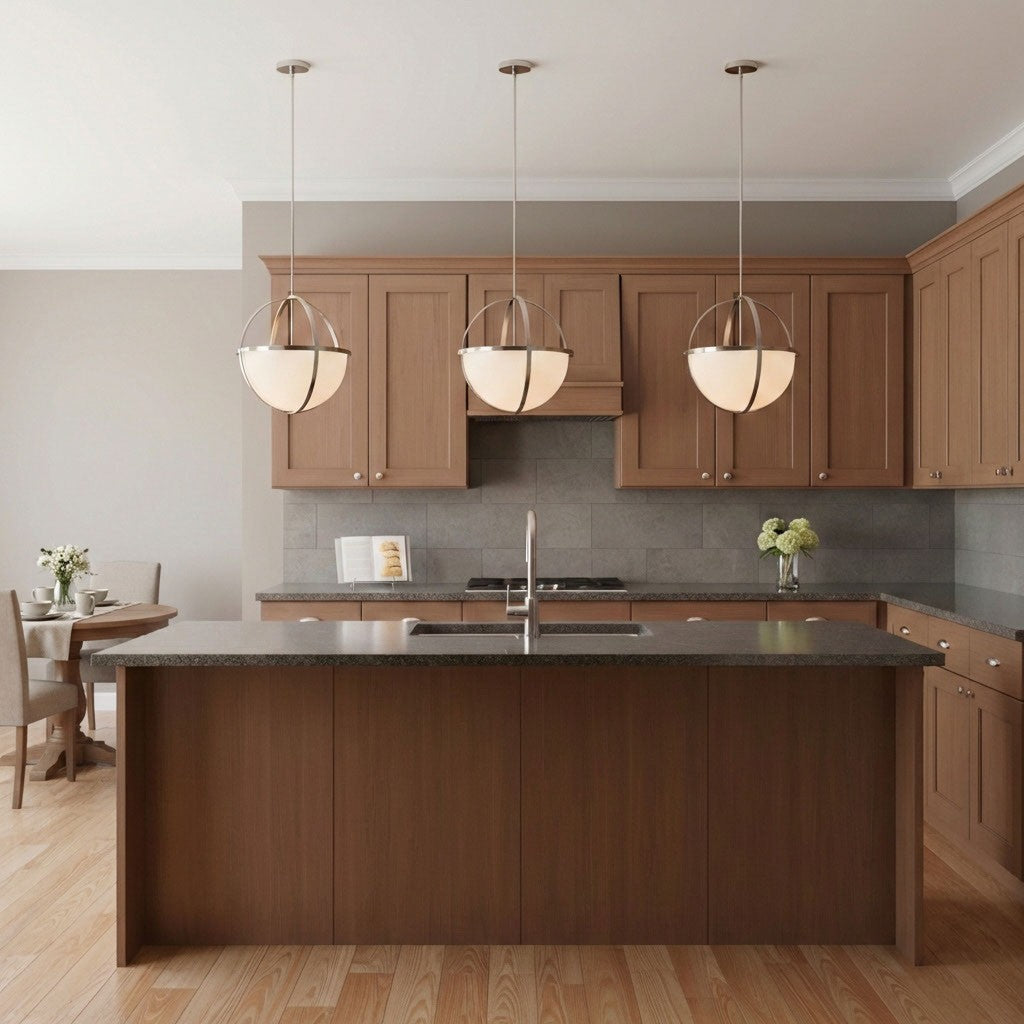 Generation Lighting Canada - 6624603-962 - Three Light Pendant - Alturas - Brushed Nickel
