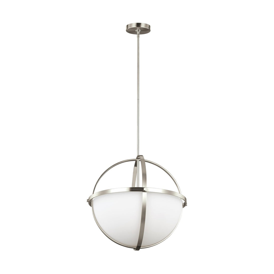 Generation Lighting Canada - 6624603-962 - Three Light Pendant - Alturas - Brushed Nickel