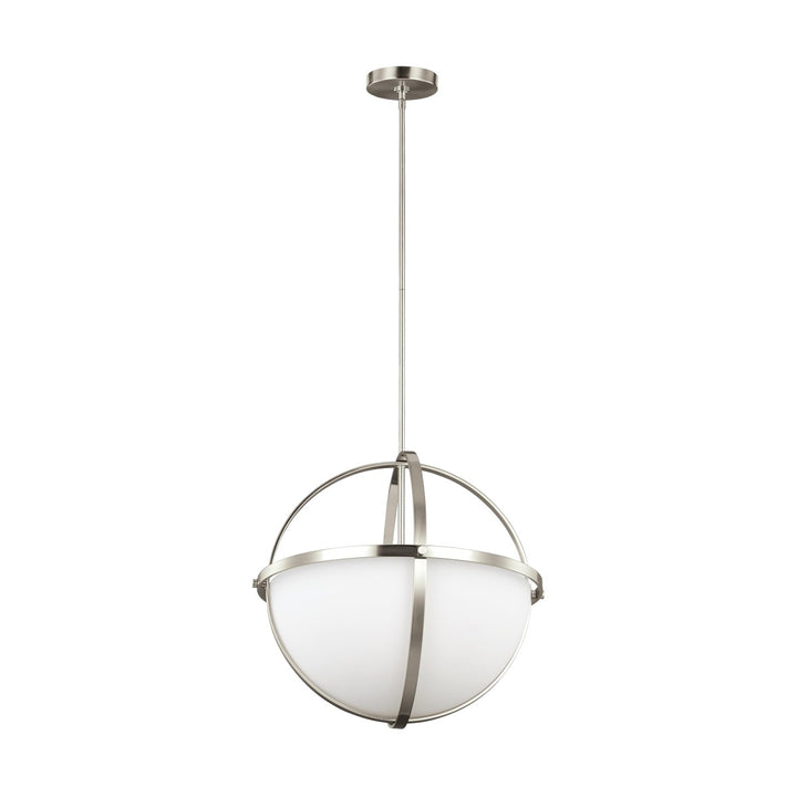 Generation Lighting Canada - 6624603-962 - Three Light Pendant - Alturas - Brushed Nickel