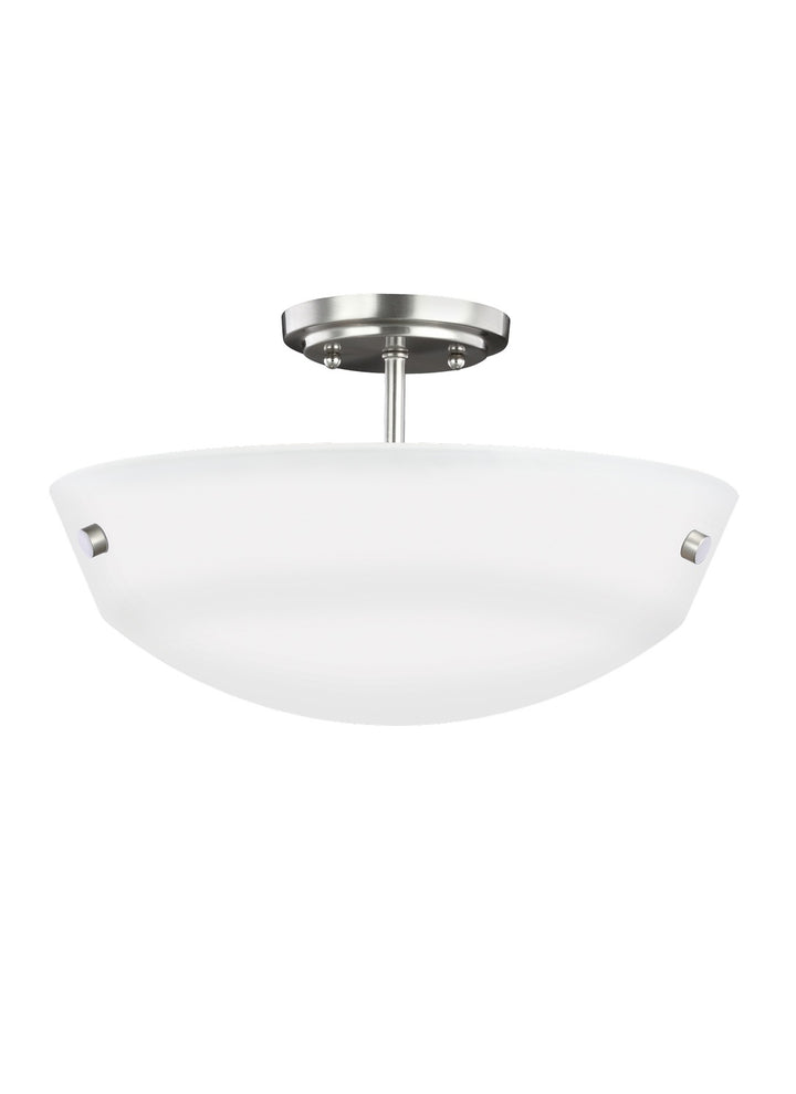 Generation Lighting Canada - 7715202-962 - Two Light Semi-Flush Convertible Pendant - Kerrville - Brushed Nickel