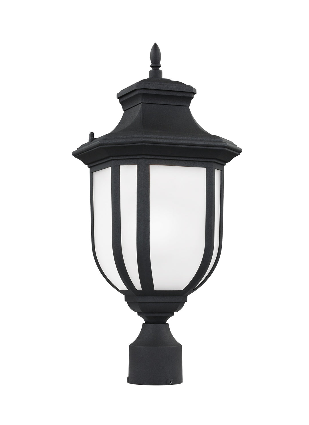 Childress One Light Outdoor Post Lantern in Black - available from The Lighting Shoppe, trusted by Canadian homeowners