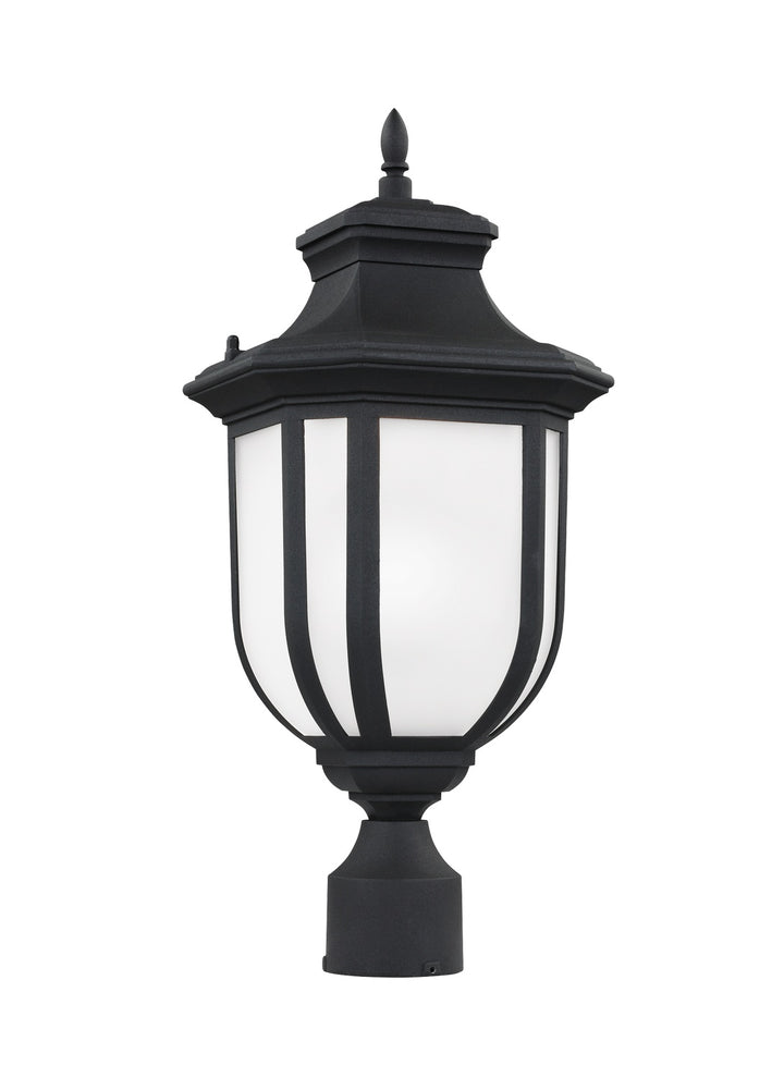 Childress One Light Outdoor Post Lantern in Black - available from The Lighting Shoppe, trusted by Canadian homeowners