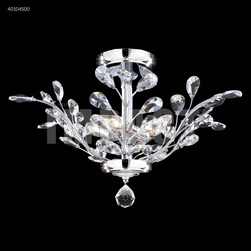 James R. Moder Canada - 40104S00 - Four Light Flush Mount - Regalia - Silver