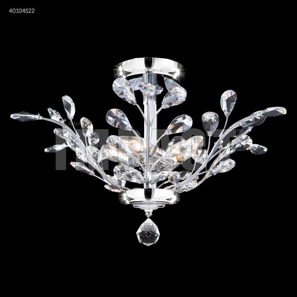 Regalia Four Light Flush Mount in Silver James R. Moder Canada