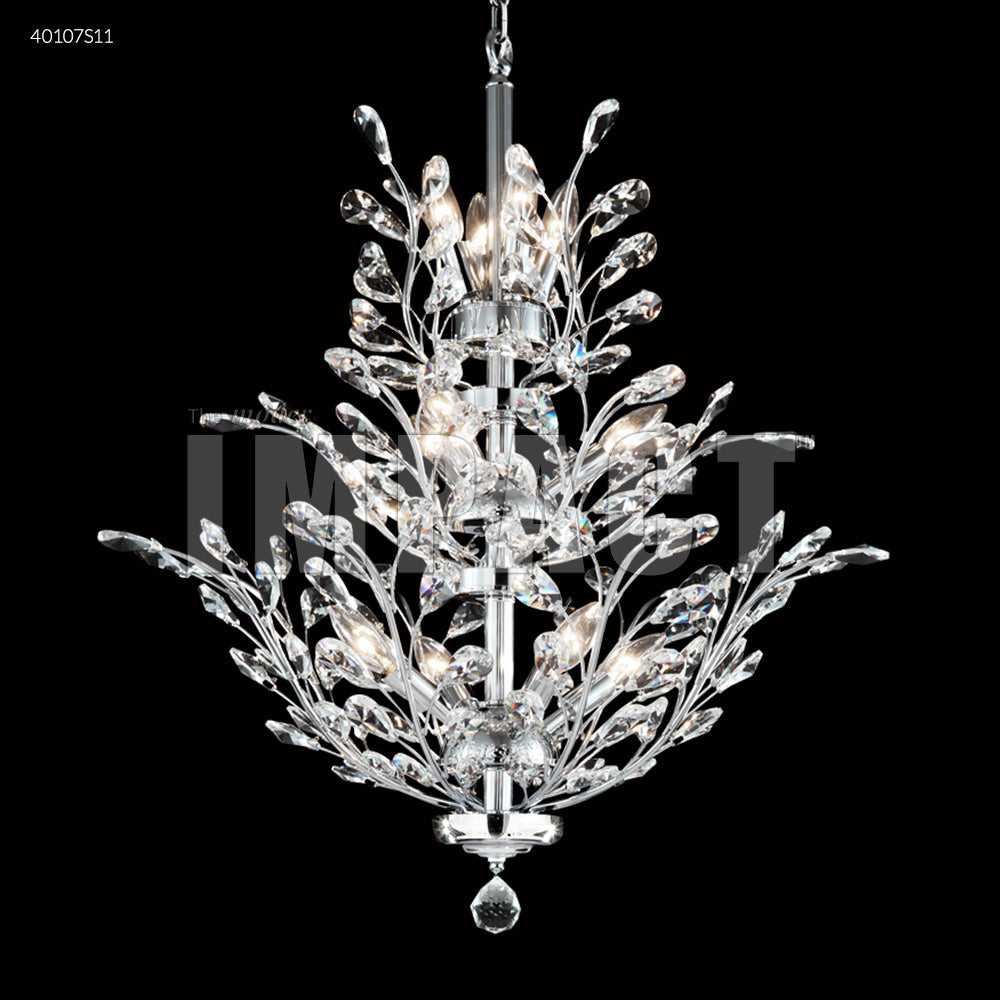 Regalia 11 Light Chandelier in Silver James R. Moder Canada