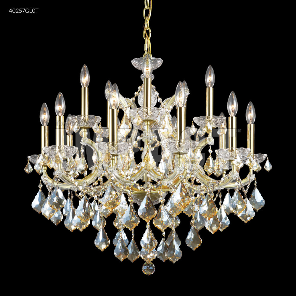James R. Moder Canada - 40257GL0T - 16 Light Chandelier - Maria Theresa - Gold Lustre