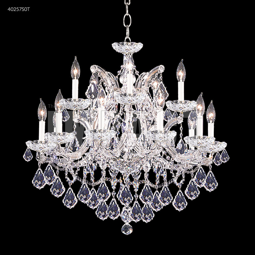 James R. Moder Canada - 40257S0T - 16 Light Chandelier - Maria Theresa - Silver