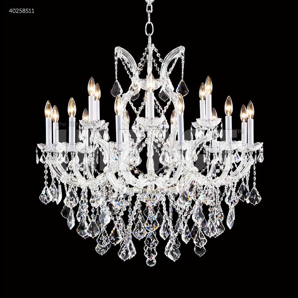 Maria Theresa 19 Light Chandelier in Silver James R. Moder Canada
