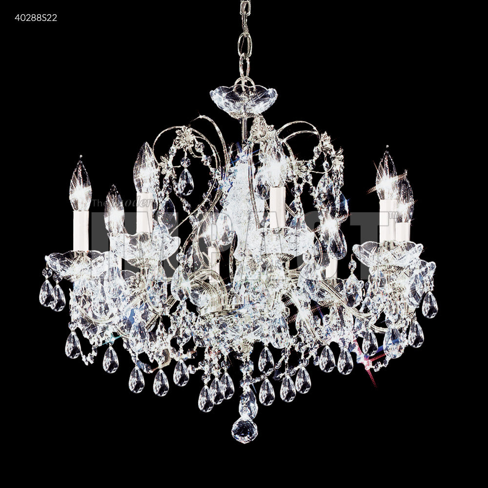 James R. Moder Canada - 40288S22 - Eight Light Chandelier - Regalia - Silver