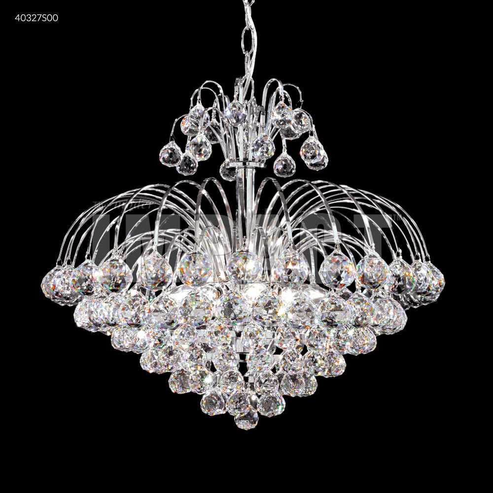 Cascade Seven Light Chandelier in Silver James R. Moder Canada