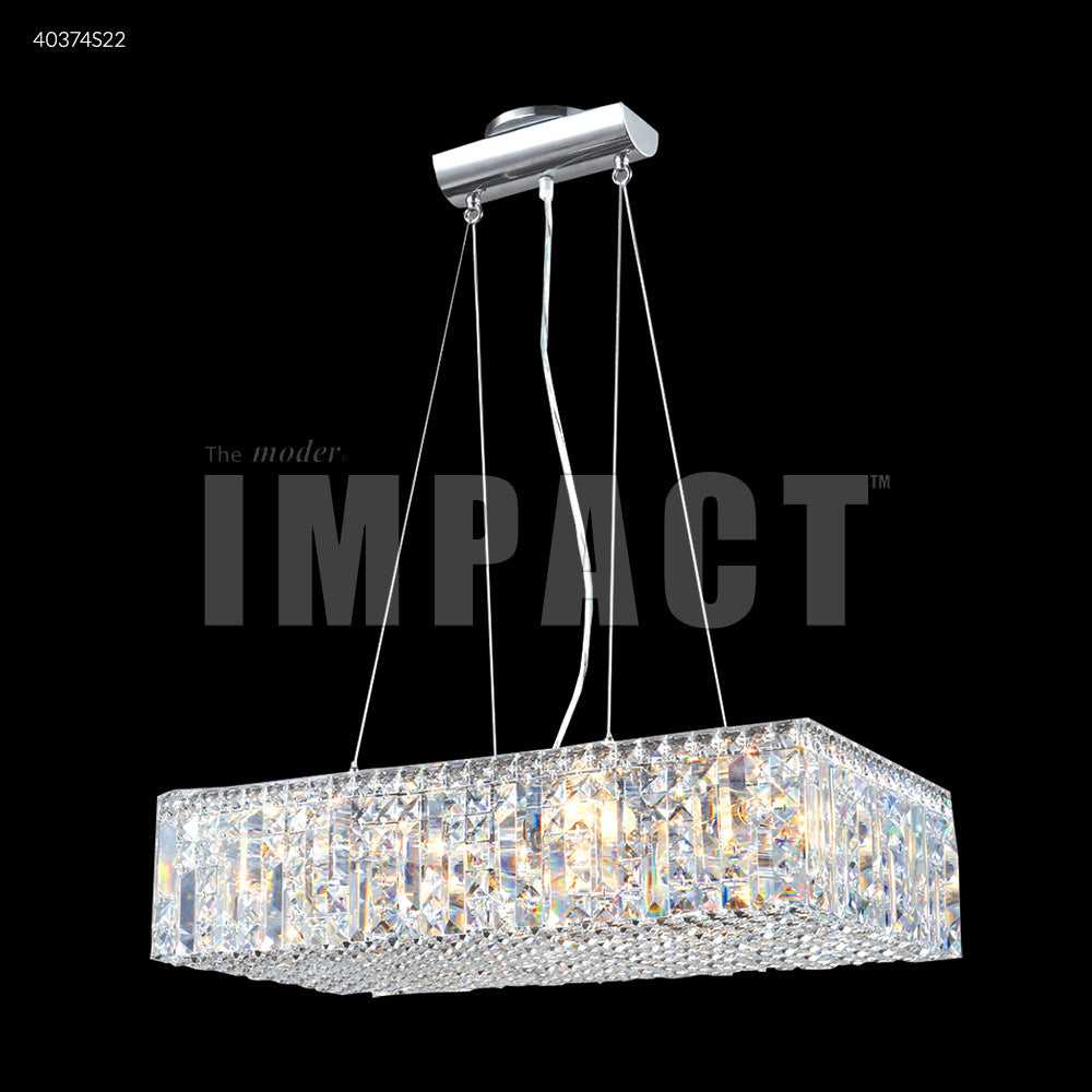 Contemporary 12 Light Chandelier in Silver James R. Moder Canada