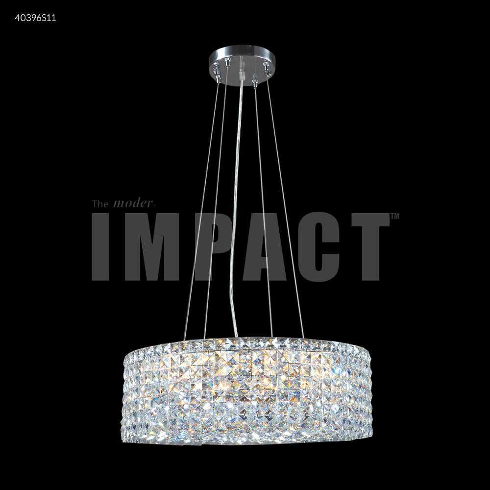 Contemporary 15 Light Chandelier in Silver James R. Moder Canada