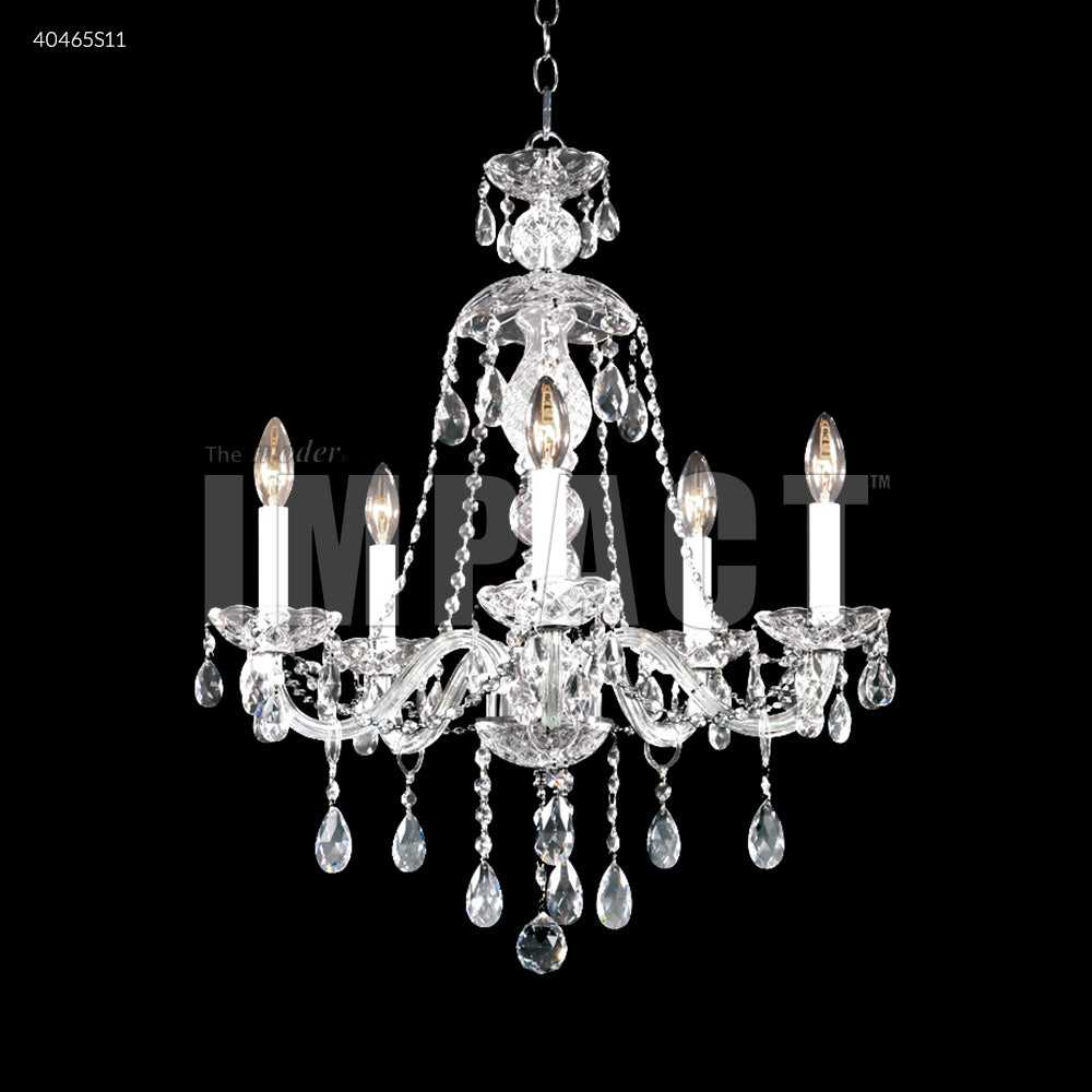Palace Ice Five Light Chandelier in Silver James R. Moder Canada