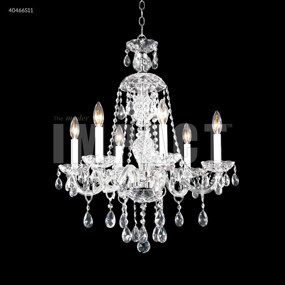 Palace Ice Six Light Chandelier in Silver James R. Moder Canada