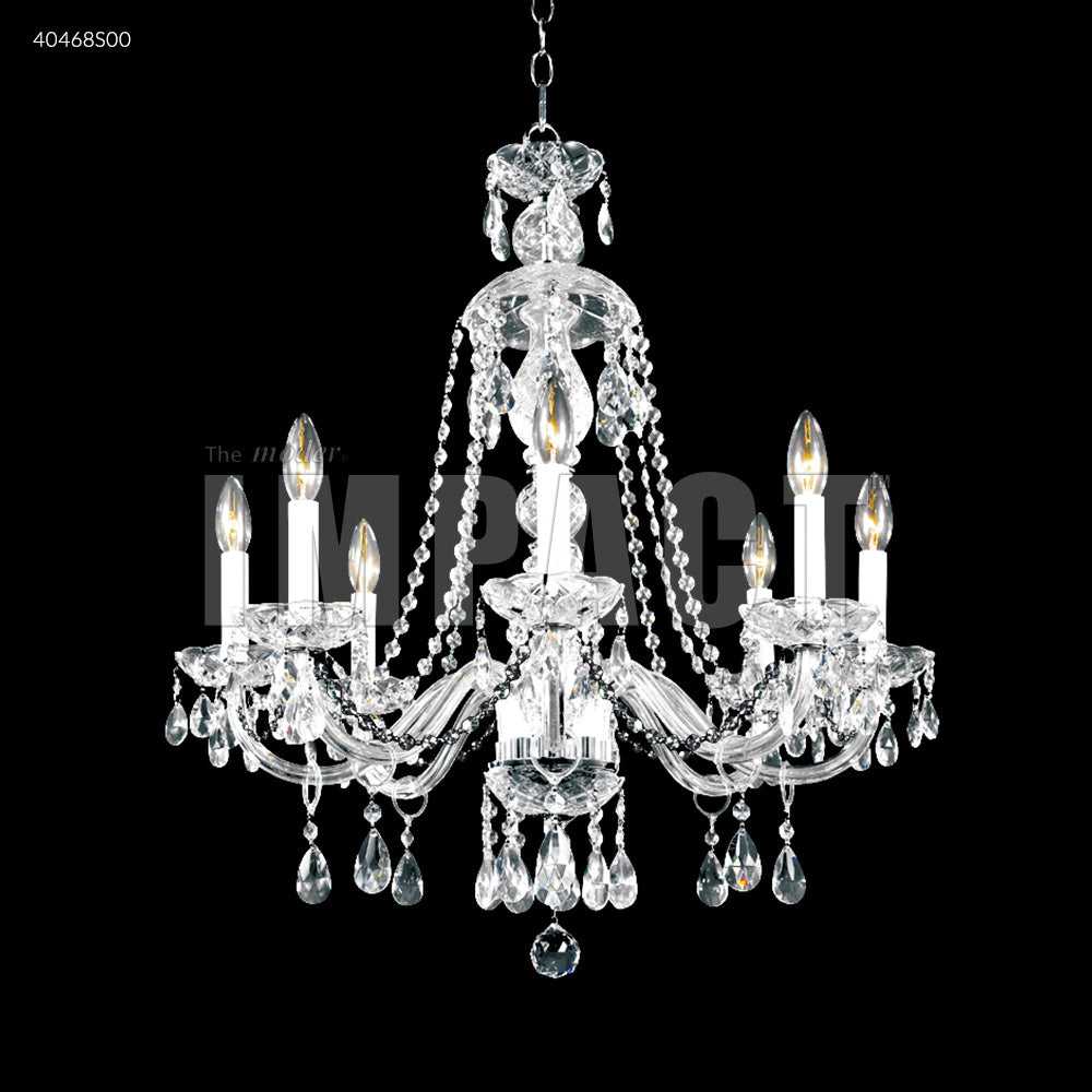 Palace Ice Eight Light Chandelier in Silver James R. Moder Canada