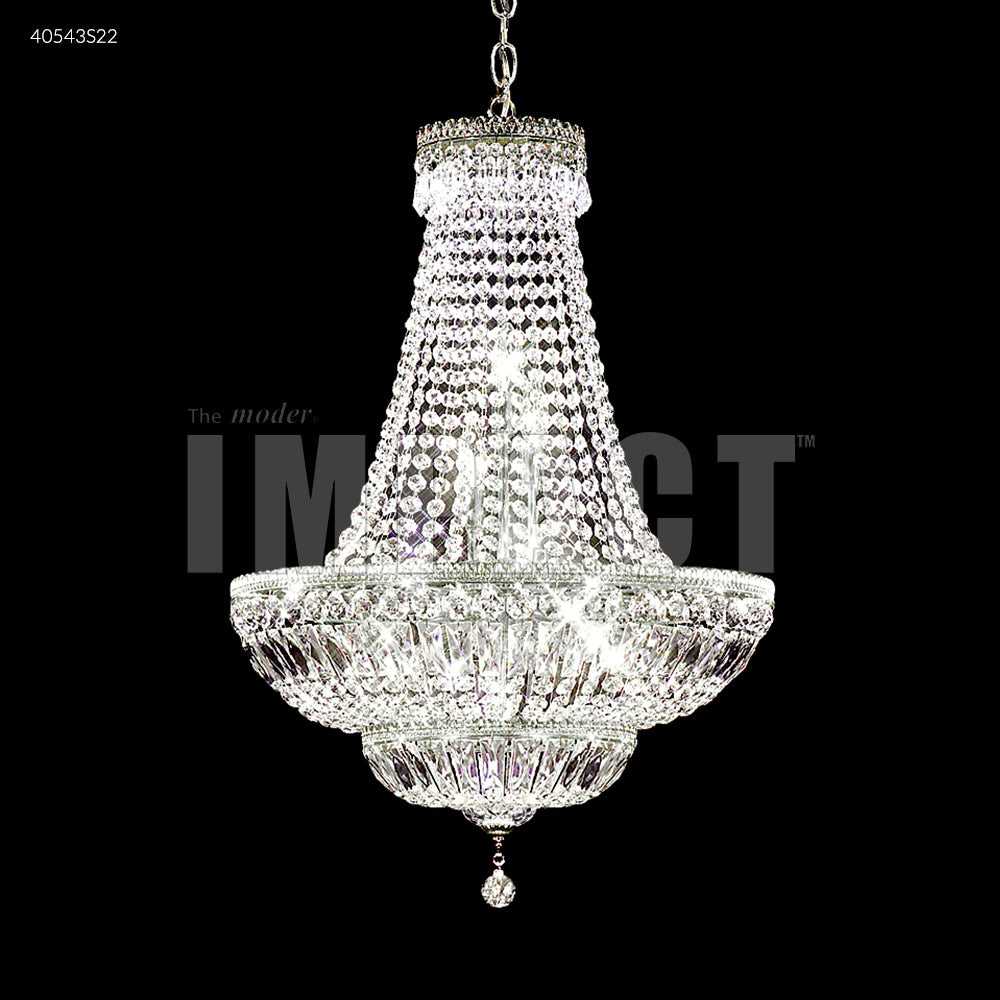 Imperial Nine Light Chandelier in Silver James R. Moder Canada