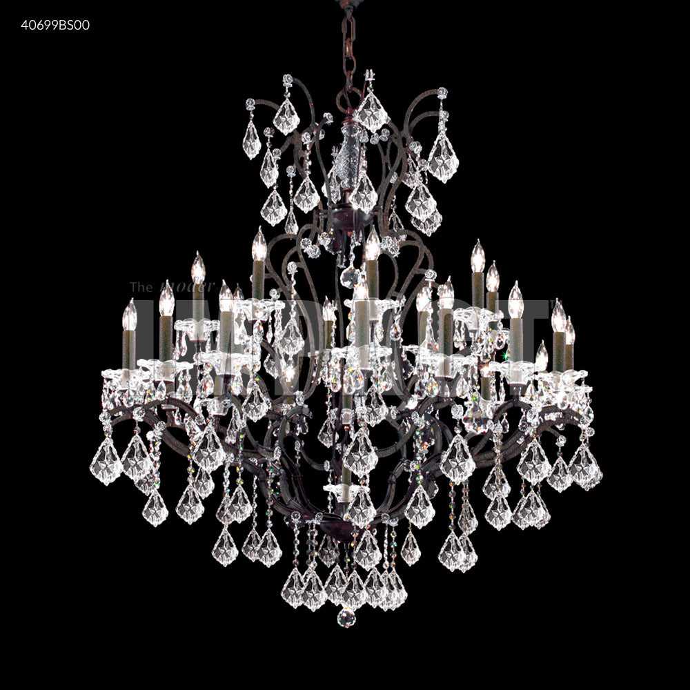 Cosenza 25 Light Chandelier in Burnt Sienna James R. Moder Canada