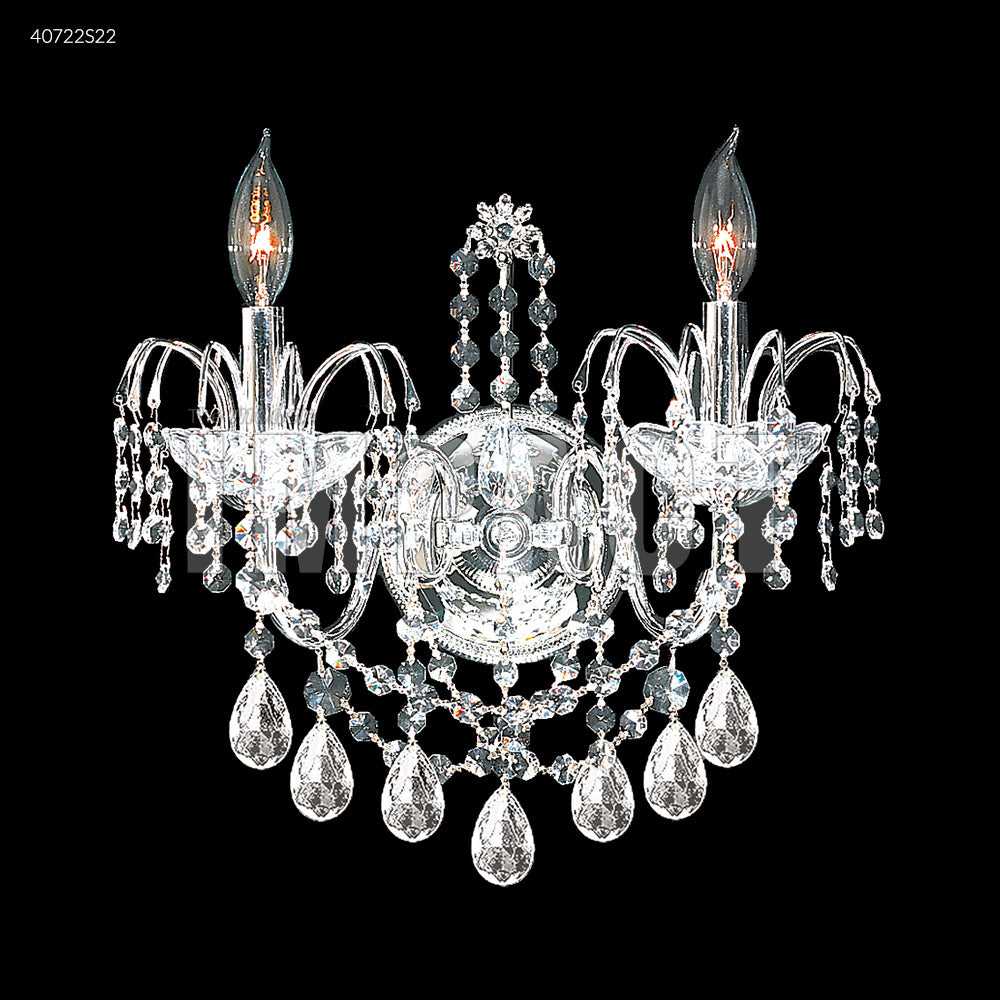 Regalia Two Light Wall Sconce in Silver James R. Moder Canada