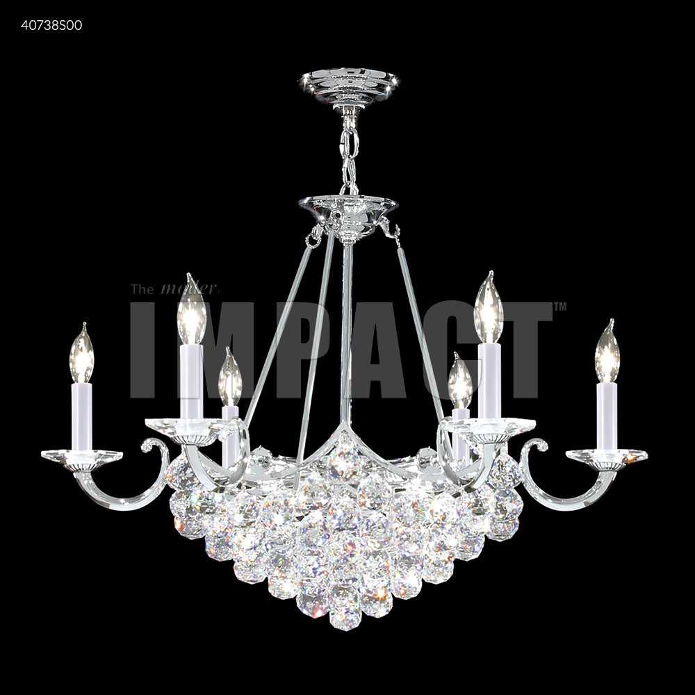 Cascade 12 Light Chandelier in Silver James R. Moder Canada