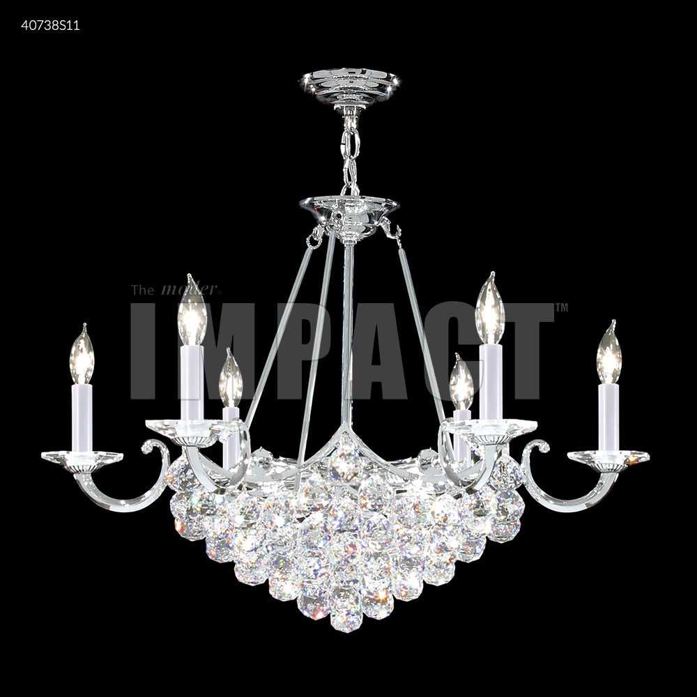 Cascade 12 Light Chandelier in Silver James R. Moder Canada