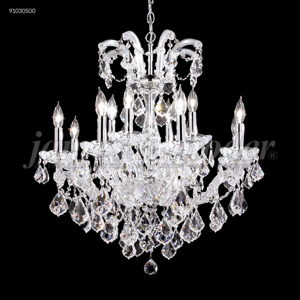 Maria Theresa Grand 12 Light Chandelier in Silver James R. Moder Canada