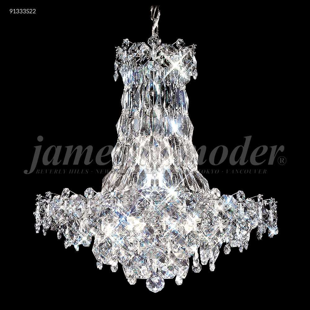 Continental Fashion 31 Light Chandelier in Silver James R. Moder Canada