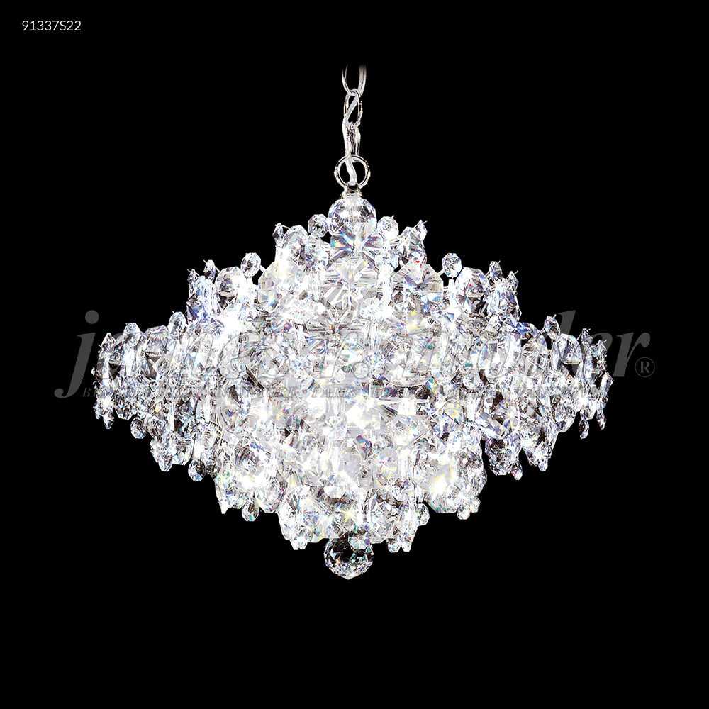 Continental Fashion 13 Light Chandelier in Silver James R. Moder Canada