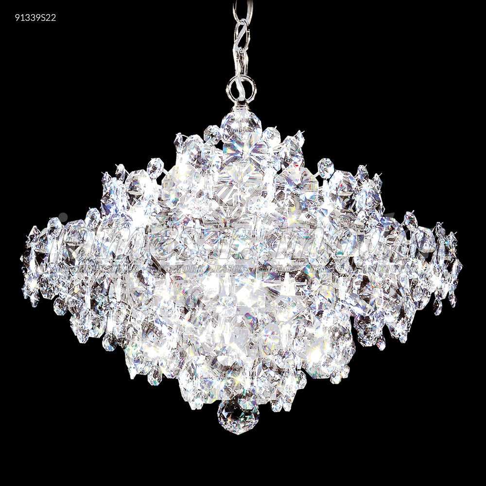 Continental Fashion 37 Light Chandelier in Silver James R. Moder Canada