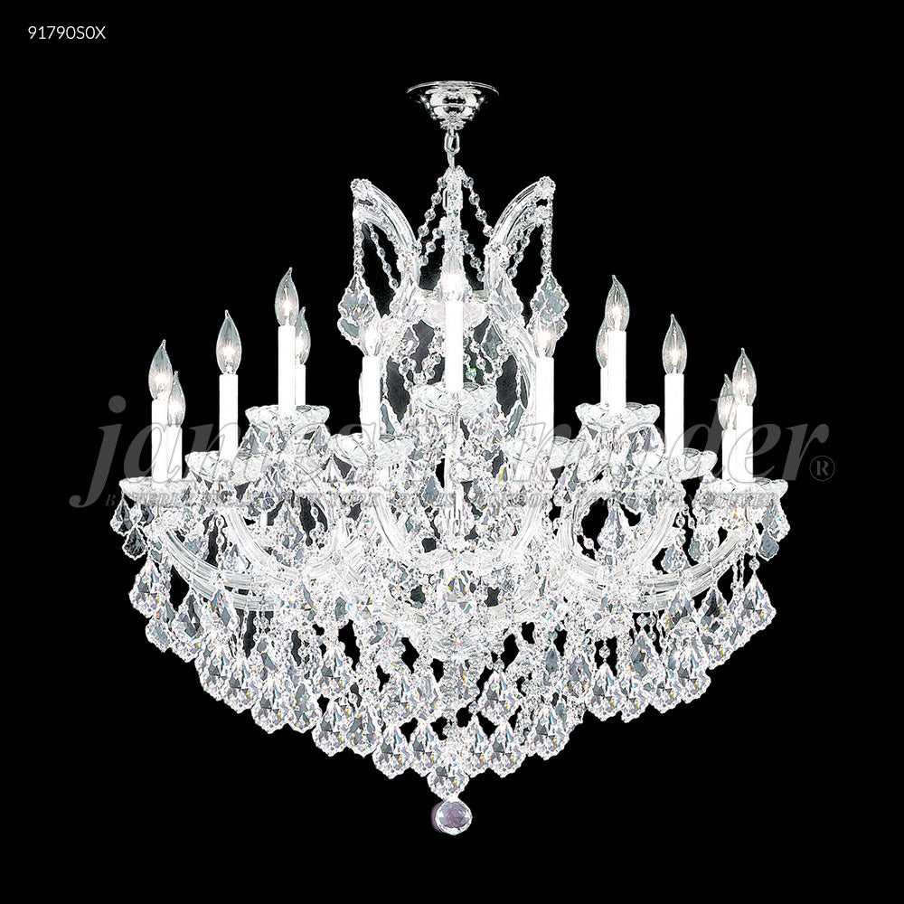 Maria Theresa Grand 19 Light Chandelier in Silver James R. Moder Canada