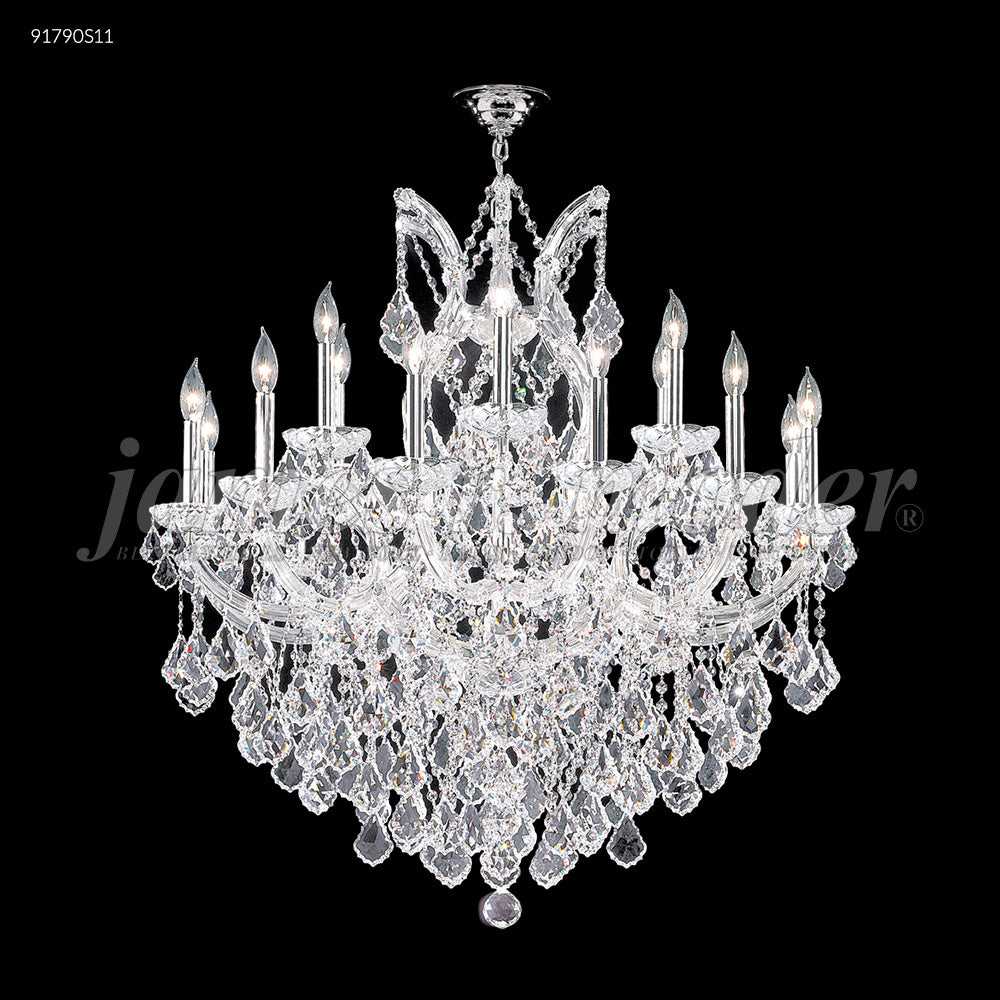 Maria Theresa Grand 19 Light Chandelier in Silver James R. Moder Canada