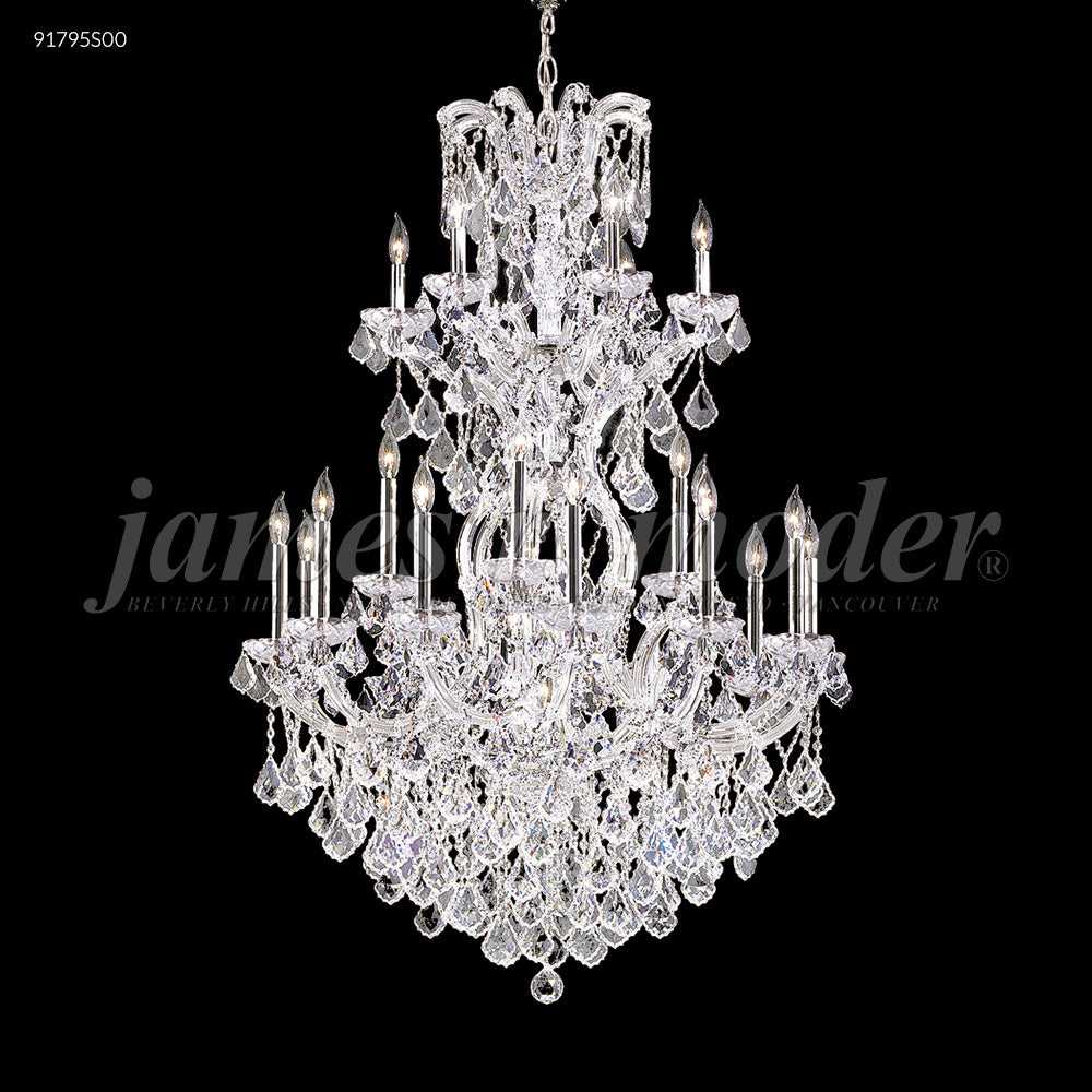 Maria Theresa Grand 25 Light Chandelier in Silver James R. Moder Canada