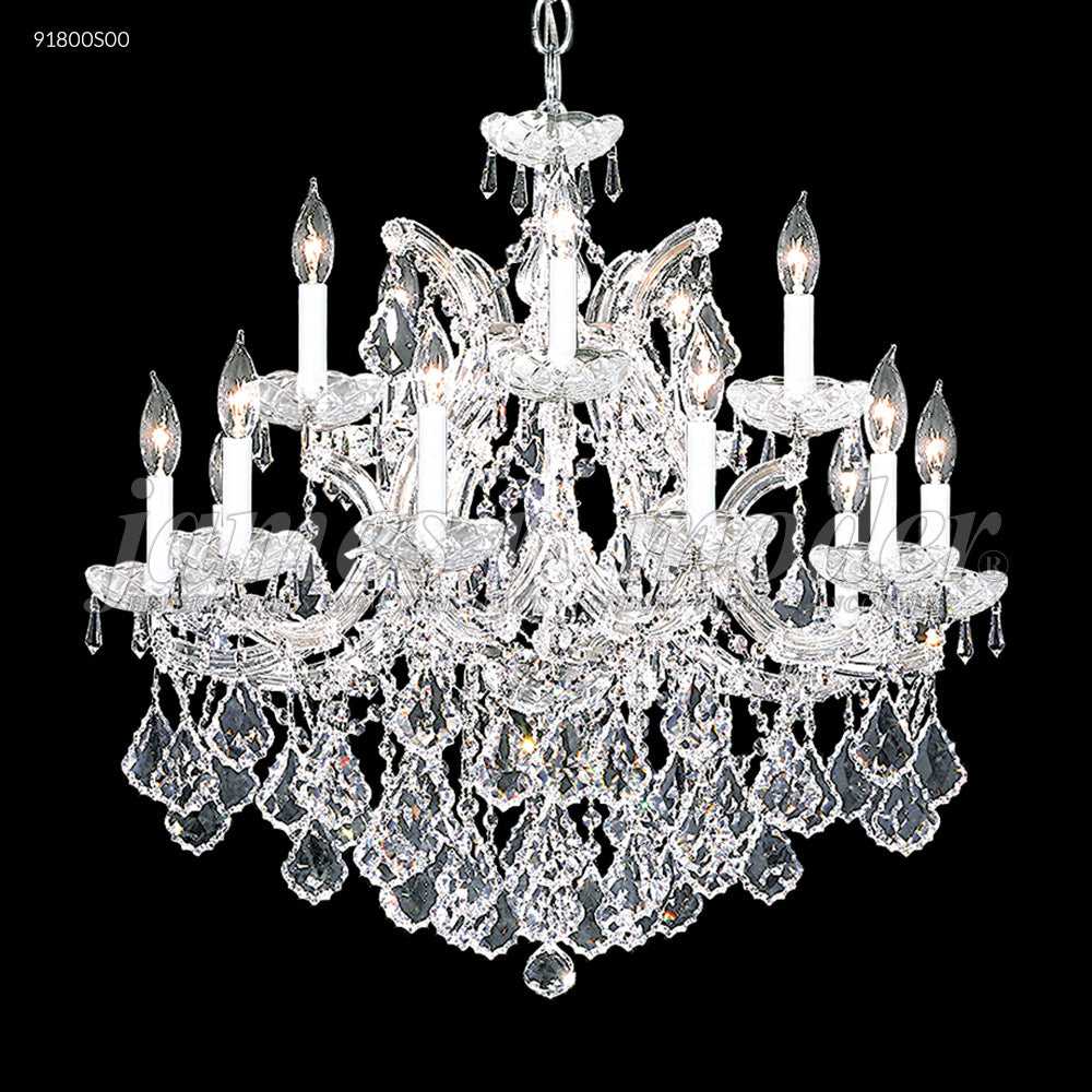 Maria Theresa Grand 16 Light Chandelier in Silver James R. Moder Canada