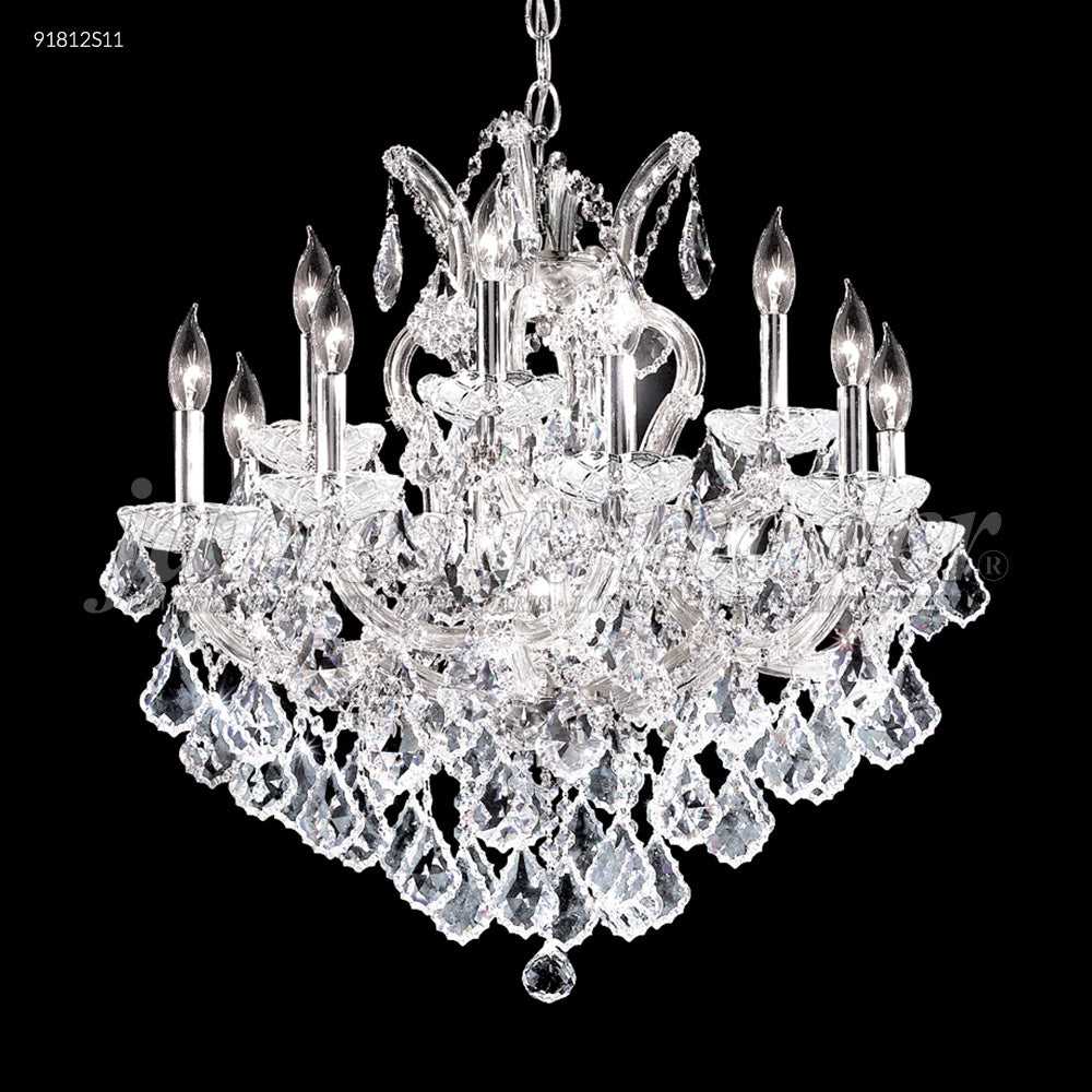 Maria Theresa Grand 13 Light Chandelier in Silver James R. Moder Canada