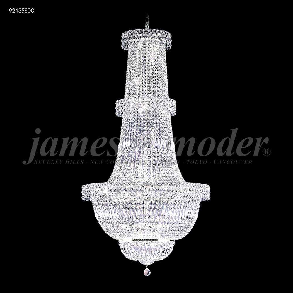 Prestige 47 Light Chandelier in Silver James R. Moder Canada