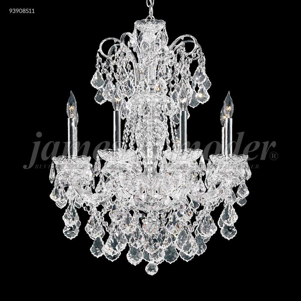 Maria Elena Eight Light Chandelier in Silver James R. Moder Canada