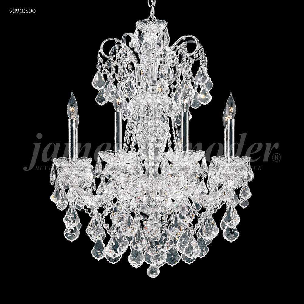 Maria Elena Ten Light Chandelier in Silver James R. Moder Canada